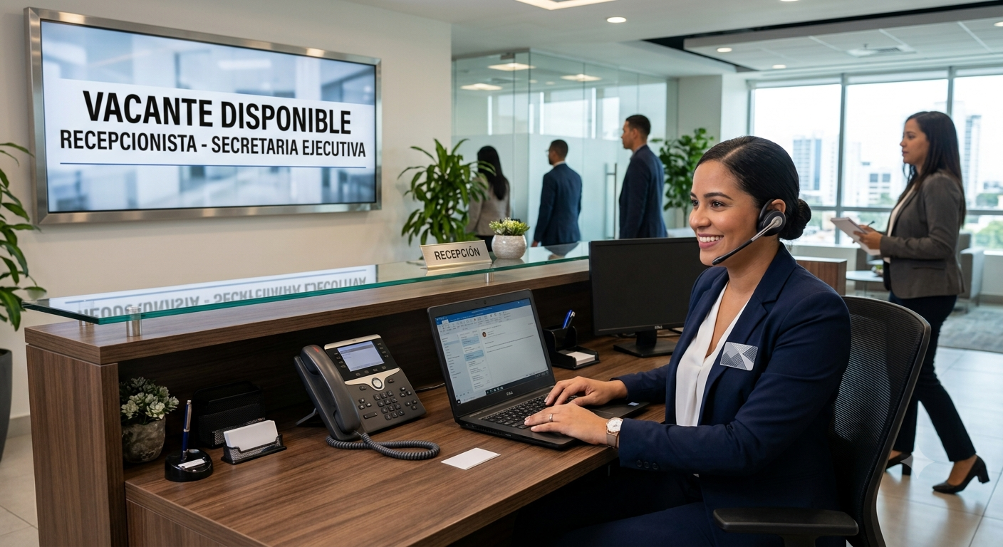Recepcionista-Secretaria ejecutiva
