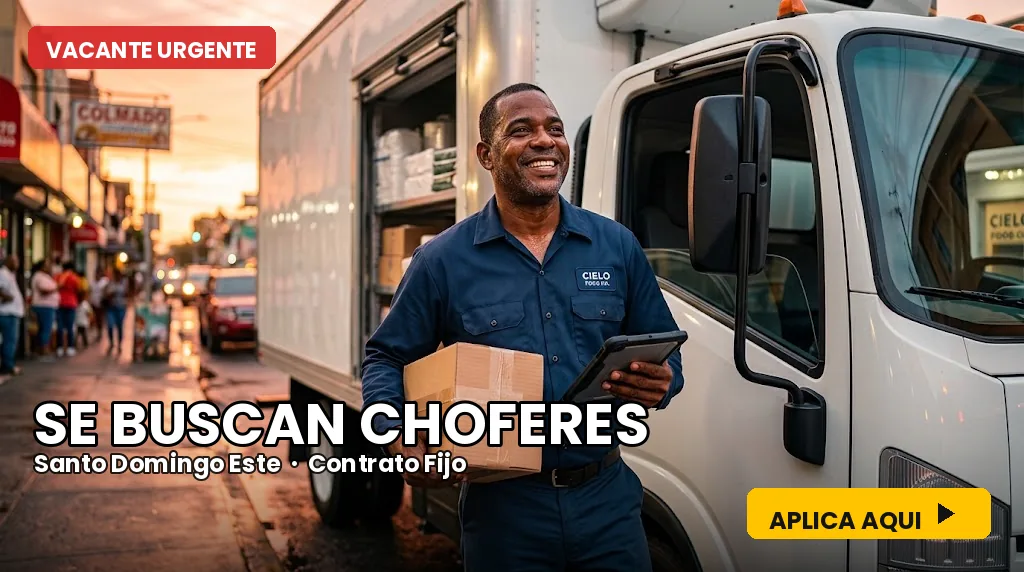 Se Buscan Choferes en Santo Domingo Este