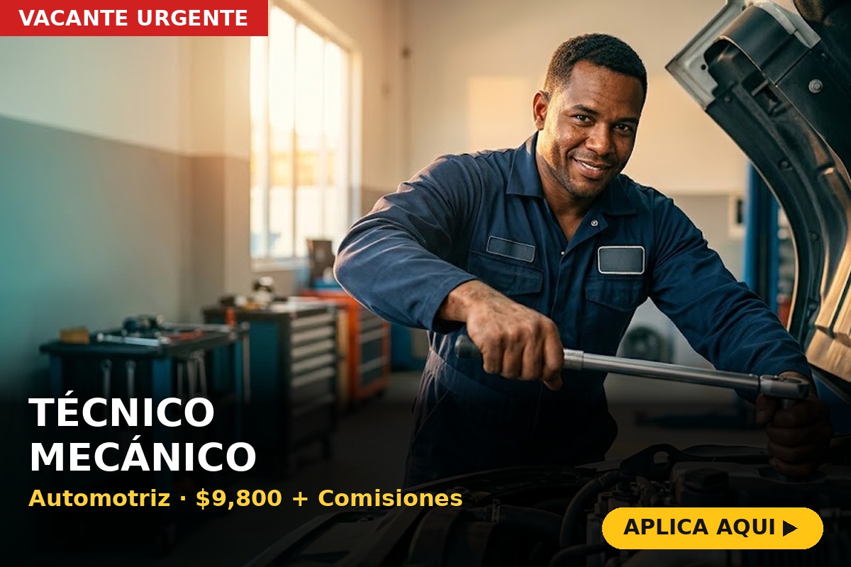 Técnico Mecánico: KIA Lomas Verdes Ofrece Sueldo Más Comisiones