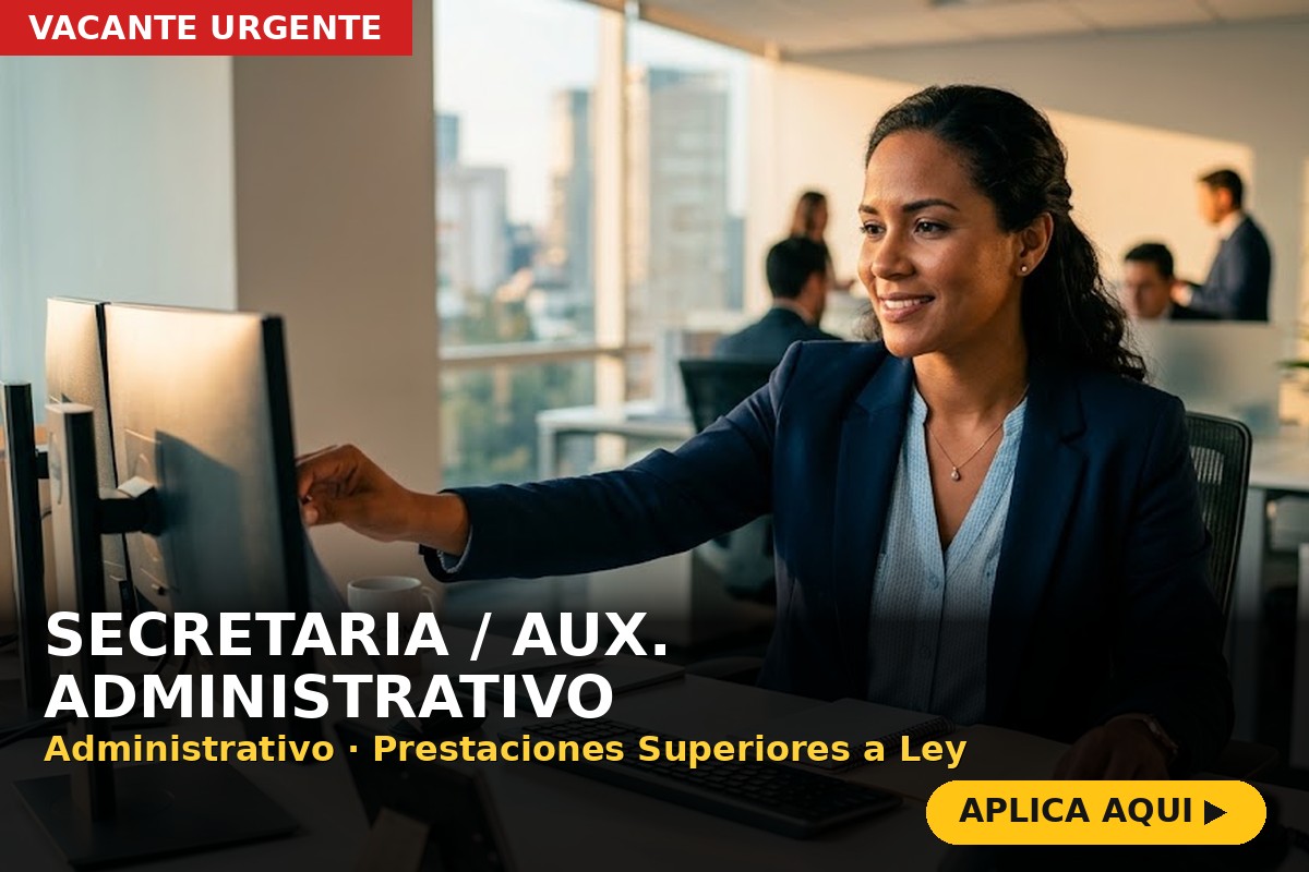 Secretaria / Auxiliar Administrativo: Hospital Ángeles Ofrece Prestaciones Superiores a Ley