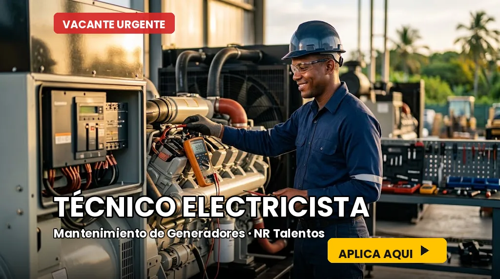 Técnico Electricista para Mantenimiento de Generadores
